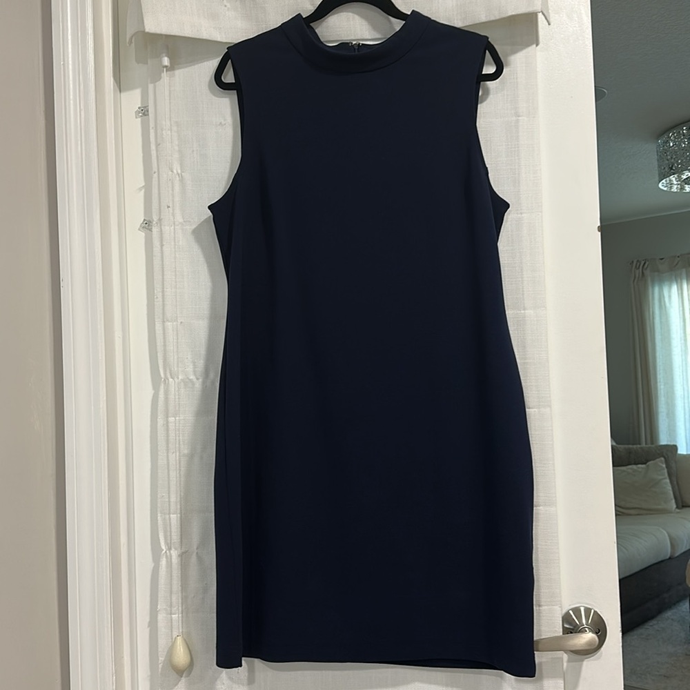 Women’s mock neck fitted dress